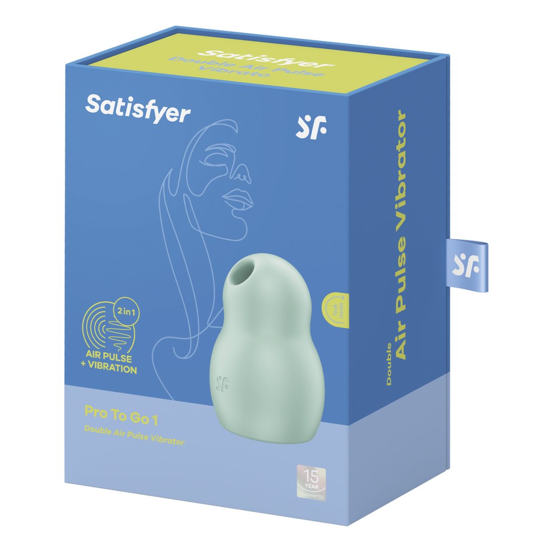 Dubbele Luchtdruk en Vibratie Stimulator - Siliconen - Pleasureplay Air PulseSatisfyer