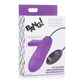 'Pulsating Silicone Bullet Vibrator 7 Standen Oplaadbaar - Zwart' - EroticToyzKogel - en MinivibratorsXR Brands