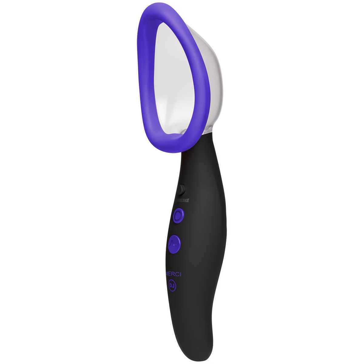 Pumped Oplaadbare Automatische Vibrator met Zuigfunctie - Transparant - EroticToyzVaginapompenDoc Johnson