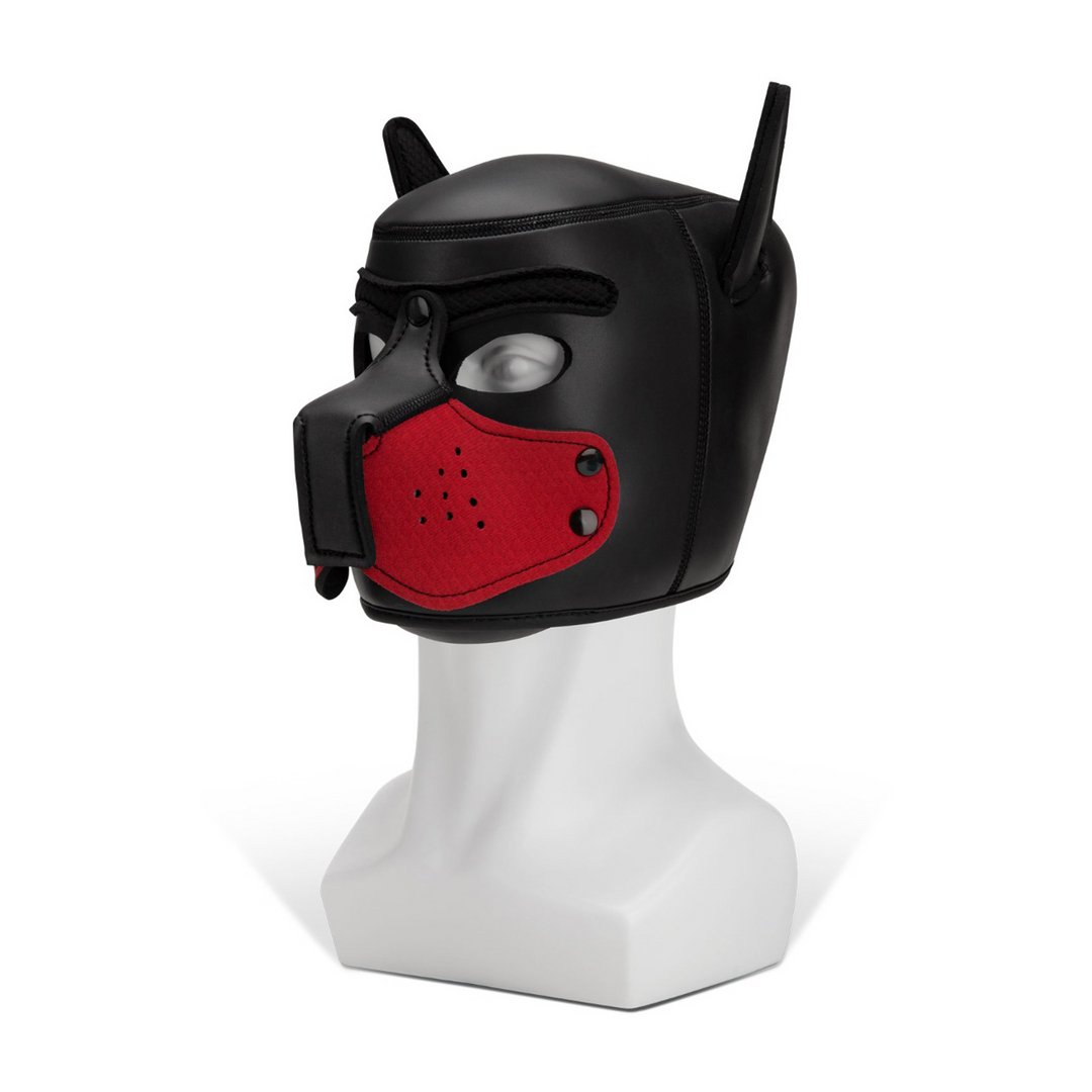 Puppy Muilkorf van Neopreen – Rood - EroticToyzFetish MaskerProwler Red