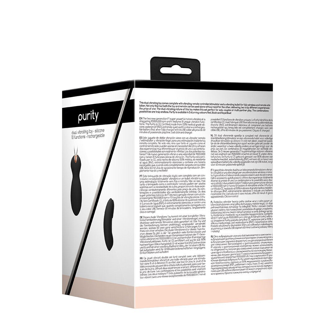 Purity - Dual Vibrerend Speeltje voor Sensuele Stimulatie - EroticToyzProducten,Toys,Vibrators,Kogel - en Minivibrators,,GeslachtsneutraalElegance by Shots