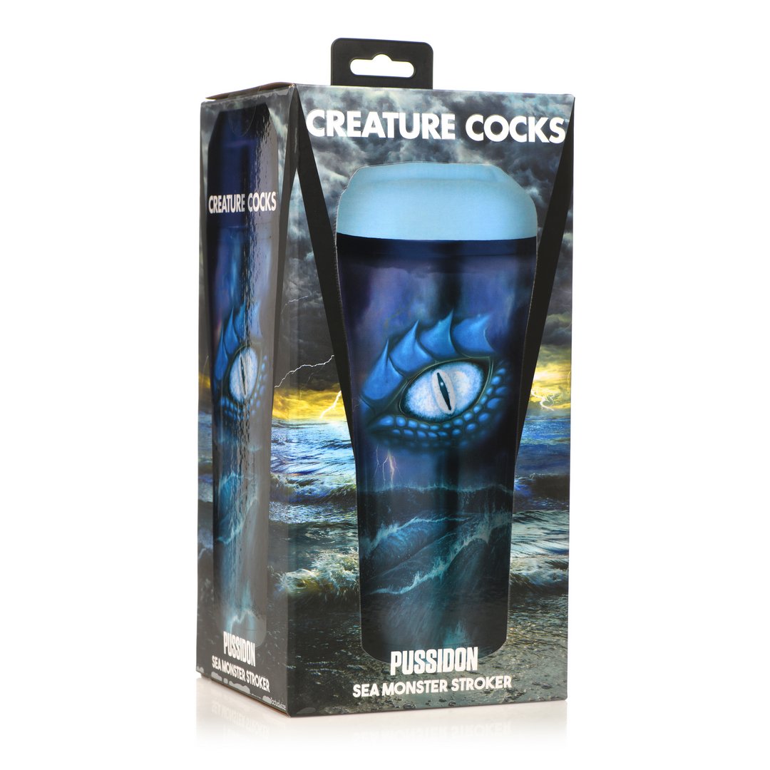 XR Brands Vagina Masturbator Blauw - Pleasureplay Vagina MasturbatorXR Brands