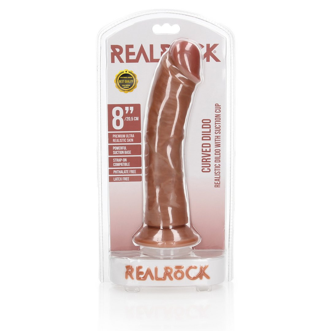 Real Feel Dildo Met Zuignap 20,5 cm - Huidkleurig - EroticToyzRealistische Dildo'sRealRock by Shots