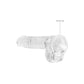 Realistische Dildo Met Ballen - 15 cm - Transparant - Pleasureplay Realistische Dildo'sRealRock by Shots