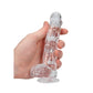 Realistische Dildo Met Ballen - 15 cm - Transparant - Pleasureplay Realistische Dildo'sRealRock by Shots