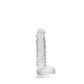 Realistische Dildo Met Ballen - 15 cm - Transparant - Pleasureplay Realistische Dildo'sRealRock by Shots