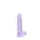 Realistische Dildo Met Ballen - 15 cm - Transparant - Pleasureplay Realistische Dildo'sRealRock by Shots