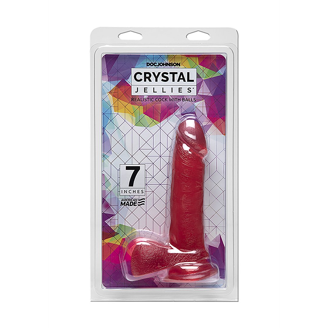 Realistische Dildo met Ballen - 18 cm - EroticToyzProducten,Toys,Dildos,Realistische Dildo's,,GeslachtsneutraalDoc Johnson