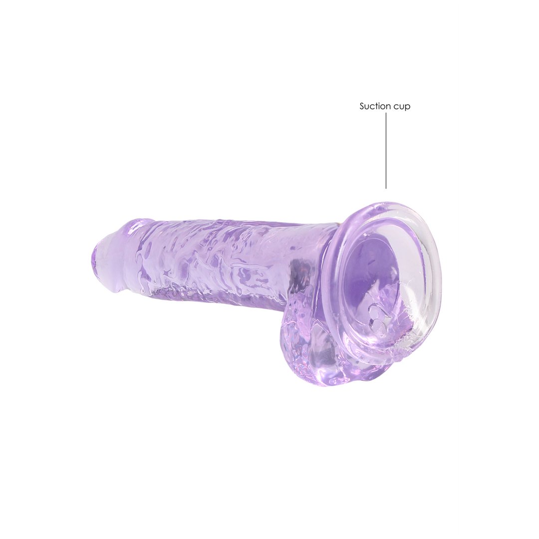 Realistische Dildo met Ballen - 19 cm - Zuignap - Lichaamsveilig - EroticToyzProducten,Toys,Dildos,Realistische Dildo's,,GeslachtsneutraalRealRock by Shots