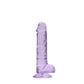 Realistische Dildo Met Ballen - Crystal Clear - 19 cm - Pleasureplay Realistische Dildo'sRealRock by Shots