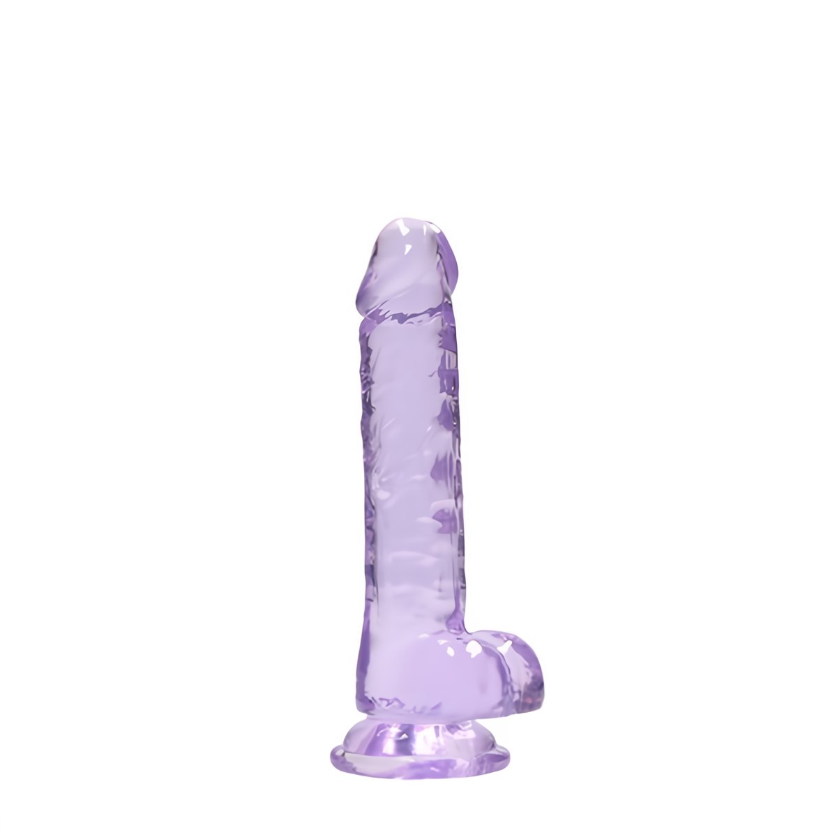 Realistische Dildo met Ballen - 19 cm - Zuignap - Lichaamsveilig - EroticToyzProducten,Toys,Dildos,Realistische Dildo's,,GeslachtsneutraalRealRock by Shots