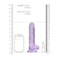 Realistische Dildo Met Ballen - Crystal Clear - 19 cm - Pleasureplay Realistische Dildo'sRealRock by Shots
