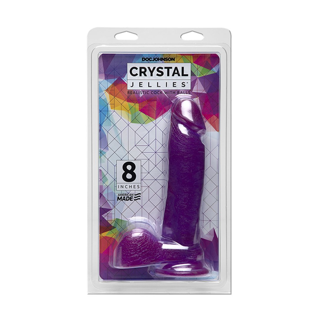 Realistische Dildo met Ballen - 20 cm - EroticToyzProducten,Toys,Dildos,Realistische Dildo's,,GeslachtsneutraalDoc Johnson