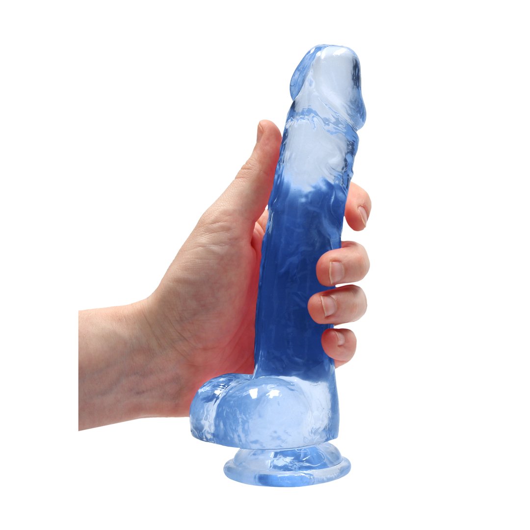 Realistische Dildo met Ballen - 21 cm - Lichaamsveilig & Met Zuignap - EroticToyzProducten,Toys,Dildos,Realistische Dildo's,,GeslachtsneutraalRealRock by Shots