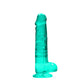 Realistische Dildo Met Ballen - 21 cm - Transparant - Pleasureplay Realistische Dildo'sRealRock by Shots