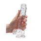 Realistische Dildo met Zuignap - Transparant 21 cm - Pleasureplay Realistische Dildo'sRealRock by Shots