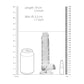 Realistische Dildo Met Ballen En Zuignap - 19 cm - Pleasureplay Realistische Dildo'sRealRock by Shots