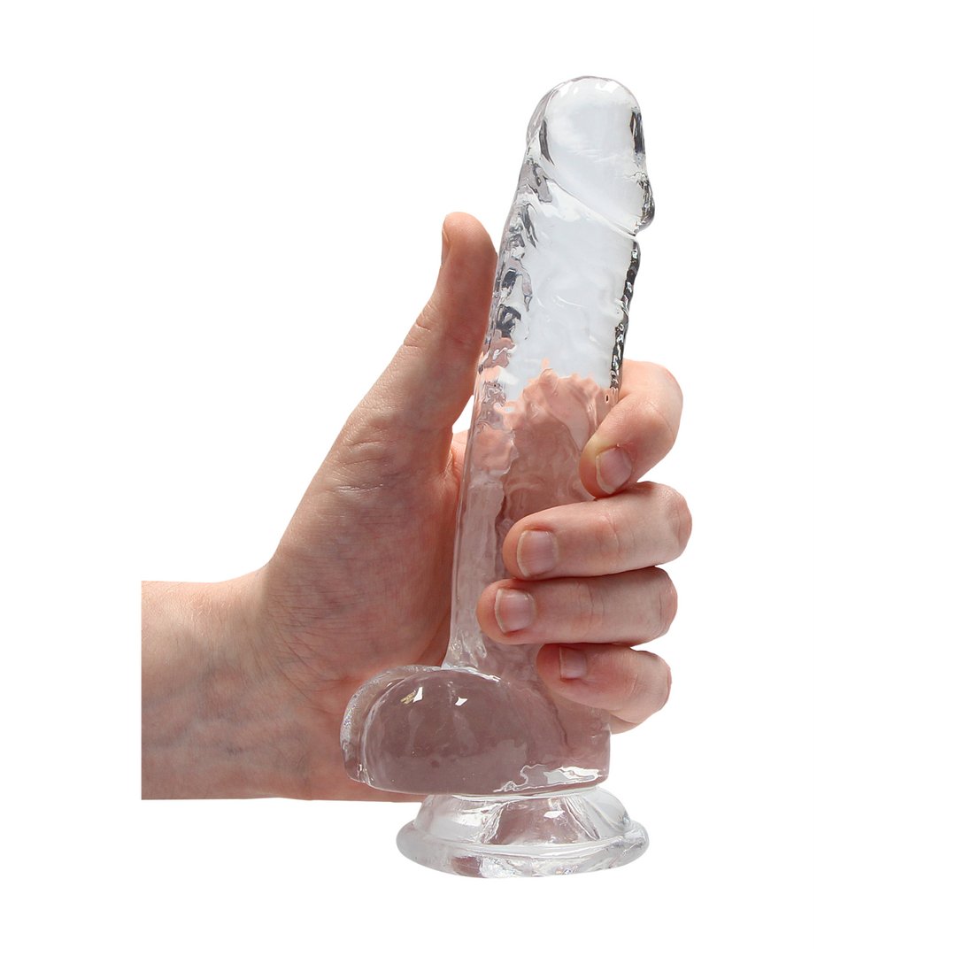 Realistische Dildo met Ballen en Zuignap - 18 cm - EroticToyzProducten,Toys,Dildos,Realistische Dildo's,,GeslachtsneutraalRealRock by Shots