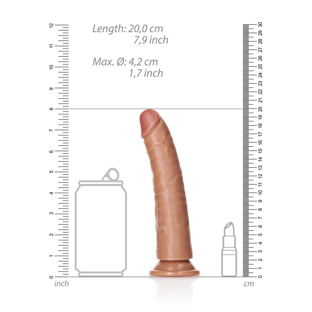 Realistische Dildo met Krachtige Zuignap - 18 cm - EroticToyzProducten,Toys,Dildos,Realistische Dildo's,,GeslachtsneutraalRealRock by Shots