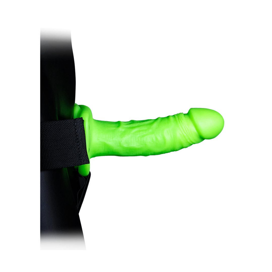 Realistische Strap - on Dildo - 18 cm - Glow in the Dark - EroticToyzProducten,Toys,Toys voor Koppels,Voorbinddildo's,,GeslachtsneutraalOuch! by Shots