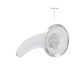 Dildo Met Zuignap - 11,5 cm Kristal Clear - Pleasureplay Realistische Dildo'sRealRock by Shots