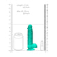 Dildo Met Zuignap - 17 cm Crystal Clear - Pleasureplay Realistische Dildo'sRealRock by Shots