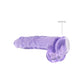Dildo met Ballen en Zuignap - 23 cm Crystal Clear - Pleasureplay Realistische Dildo'sRealRock by Shots