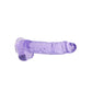 Dildo met Ballen en Zuignap - 23 cm Crystal Clear - Pleasureplay Realistische Dildo'sRealRock by Shots