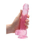 Realistische Dildo Met Ballen - 21 cm Crystal Clear - Pleasureplay Realistische Dildo'sRealRock by Shots