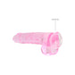 Realistische Dildo Met Ballen - 23 cm Crystal Clear - Pleasureplay Realistische Dildo'sRealRock by Shots