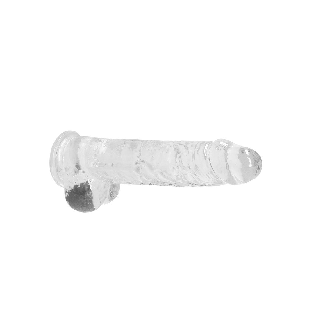 Realrock Crystal Clear - Realistische Dildo met Ballen - 23 cm - EroticToyzProducten,Toys,Dildos,Realistische Dildo's,,GeslachtsneutraalRealRock by Shots