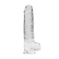 Realistische Dildo Met Ballen - 23 cm - Pleasureplay Realistische Dildo'sRealRock by Shots