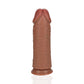 RealRock Dildo Extra Dik 25,4 cm Zonder Ballen - Bruin - EroticToyzRealistische Dildo'sRealRock by Shots