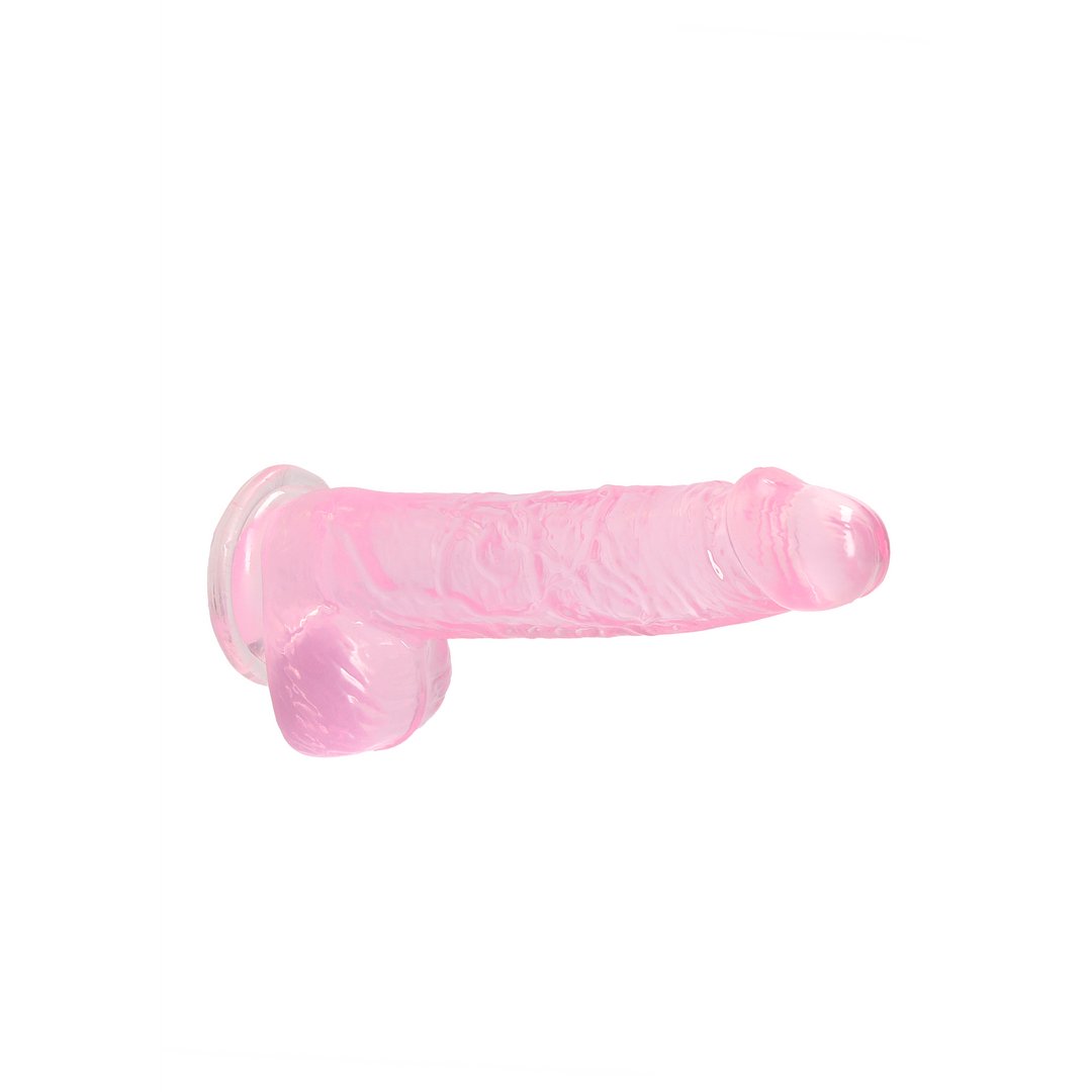 REALROCK Dildo Met Ballen 15 cm - Transparant - EroticToyzRealistische Dildo'sRealRock by Shots