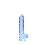 REALROCK Dildo Met Ballen 6 / 15 cm - Transparant - EroticToyzRealistische Dildo'sRealRock by Shots