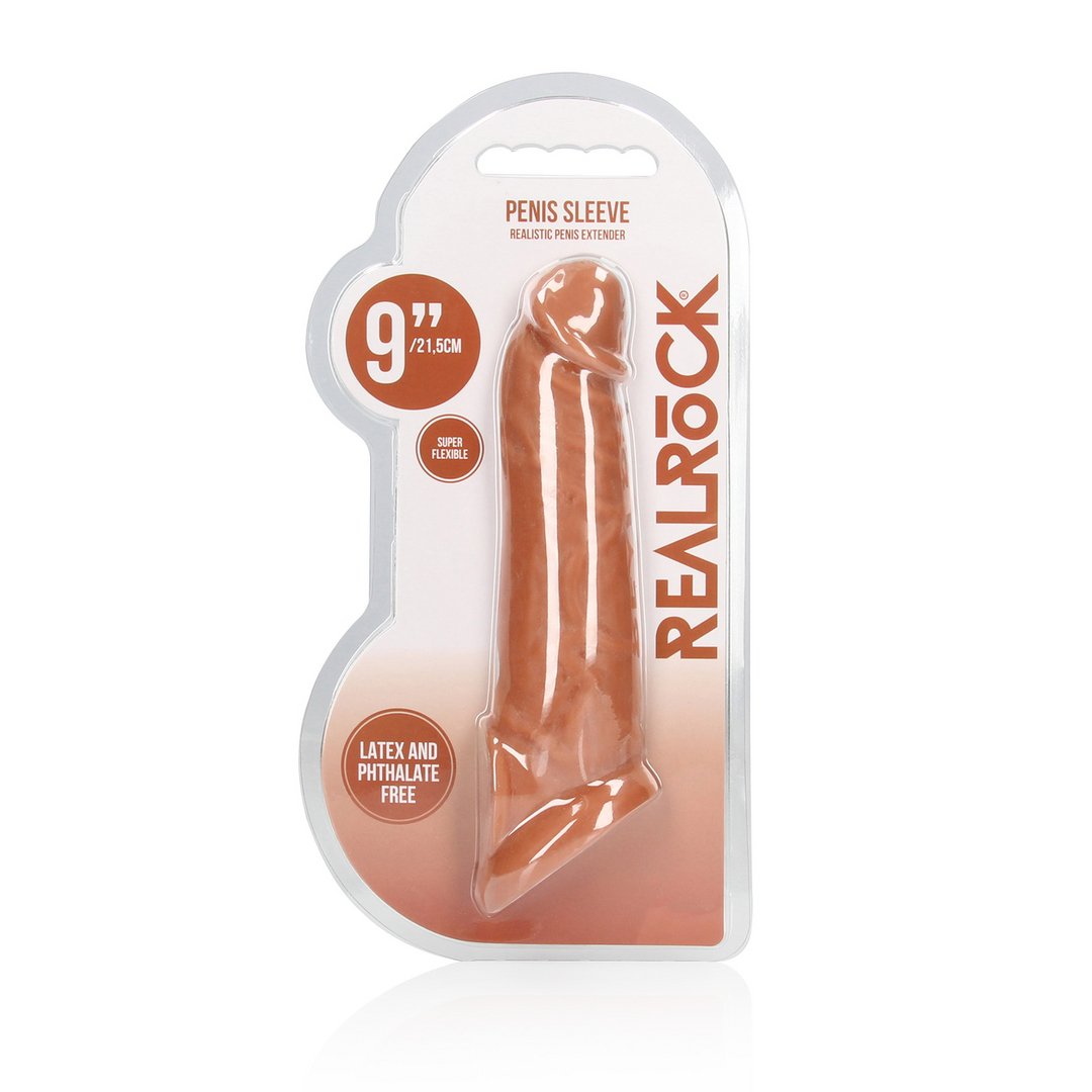 RealRock Penis Sheath - 23 cm - Realistisch & Fluweelzacht - EroticToyzProducten,Toys,Toys voor Mannen,Penis Sleeve,,MannelijkRealRock by Shots