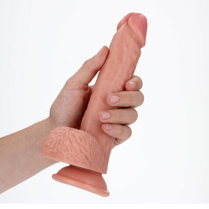 RealRock Realistische Dildo met Ballen en Zuignap - 20,5 cm - EroticToyzProducten,Toys,Dildos,Realistische Dildo's,,GeslachtsneutraalRealRock by Shots