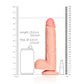 Realistische Dildo met Ballen en Zuignap - 23 cm - Pleasureplay Realistische Dildo'sRealRock by Shots