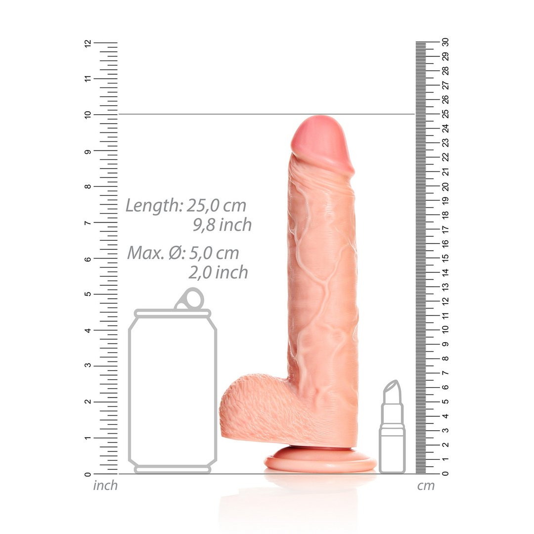 RealRock Realistische Dildo met Ballen en Zuignap - 23 cm - EroticToyzProducten,Toys,Dildos,Realistische Dildo's,,GeslachtsneutraalRealRock by Shots