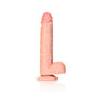 Realistische Dildo met Ballen en Zuignap - 23 cm - Pleasureplay Realistische Dildo'sRealRock by Shots