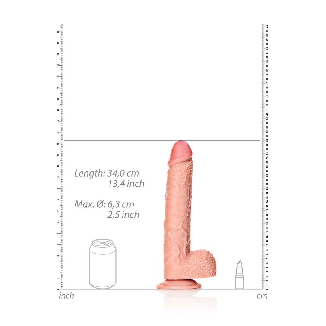 RealRock Realistische Dildo met Ballen en Zuignap - 30,5 cm - EroticToyzProducten,Toys,Dildos,Realistische Dildo's,,GeslachtsneutraalRealRock by Shots