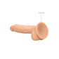 Silicone Dildo Met Ballen En Zuignap - 23 cm - Pleasureplay Realistische Dildo'sRealRock by Shots