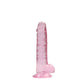 REALROCK Transparante Dildo met Ballen en Zuignap 18 cm - Crystal Clear - EroticToyzRealistische Dildo'sRealRock by Shots