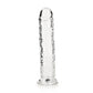Realistische Dildo Met Zuignap - 23 cm - Transparant - Pleasureplay Realistische Dildo'sRealRock by Shots