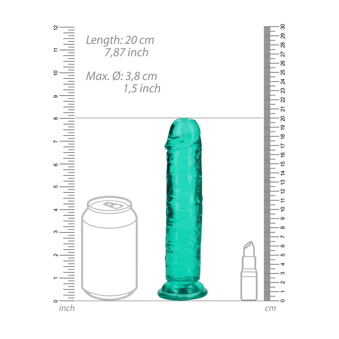 Rechte Realistische Dildo met Zuignap - 7,9 Inch - EroticToyzProducten,Toys,Dildos,Realistische Dildo's,,RealRock by Shots