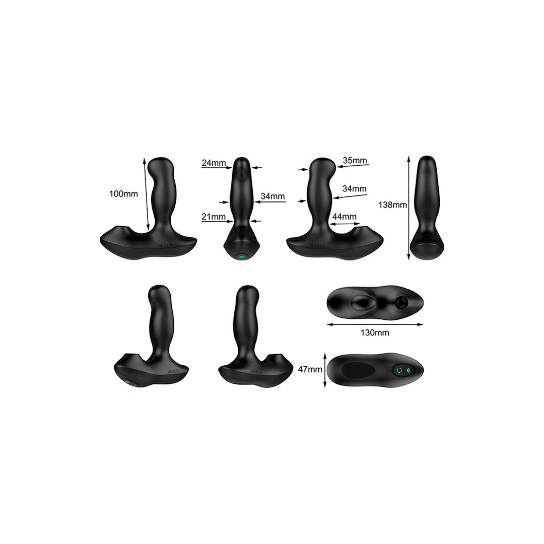 Revo Air - Roterende Prostaat Massager met Zuigfunctie en Afstandsbediening - EroticToyzProducten,Toys,Toys voor Mannen,Prostaatstimulatoren,Prostaatstimulator met Vibratie,,MannelijkNexus