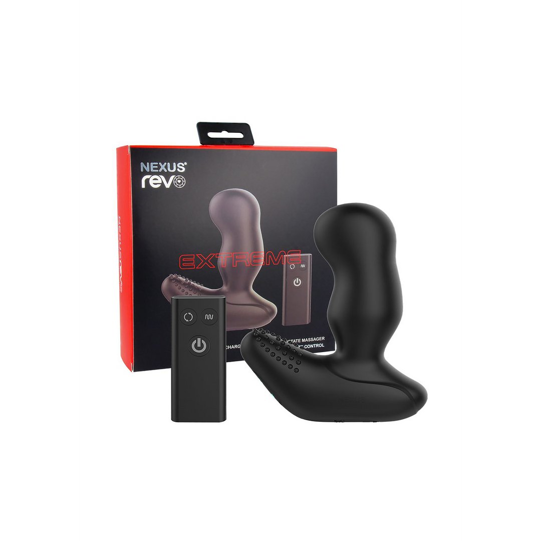 Revo Extreme - Waterdichte Roterende Prostaat Massager met Afstandsbediening en Brede Schacht voor Ultieme Vervulling - EroticToyzProducten,Toys,Toys voor Mannen,Prostaatstimulatoren,Prostaatstimulator met Vibratie,,MannelijkNexus