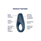 Satisfyer Vibrerende Siliconen Cockring - Pleasureplay CockringenSatisfyer