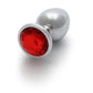 Metalen Buttplug met Edelsteen - Groot Formaat - Pleasureplay Buttplugs Anale Dildo's Niet VibrerendOuch! by Shots