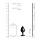 Edelstenen Buttplug - Groot Formaat - Pleasureplay Buttplugs Anale Dildo's Niet VibrerendOuch! by Shots